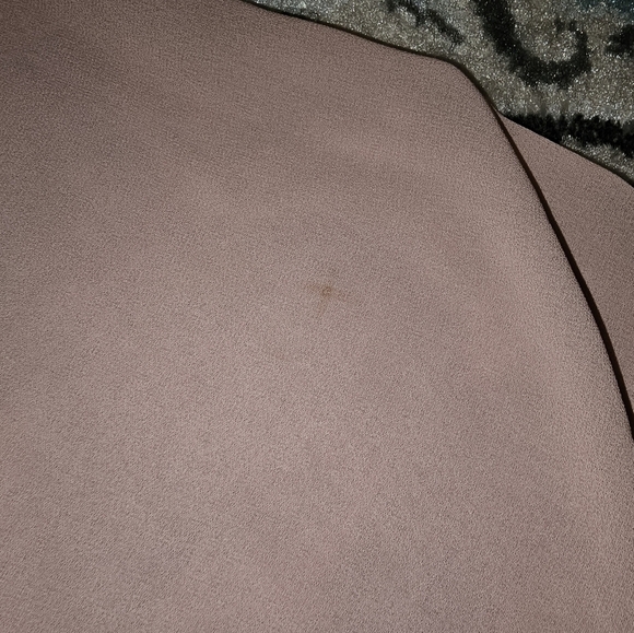 LANE BRYANT Pink Beaded long sleeve Sheer Polyester Blouse 14/16 NEW. "A" - Picture 8 of 8